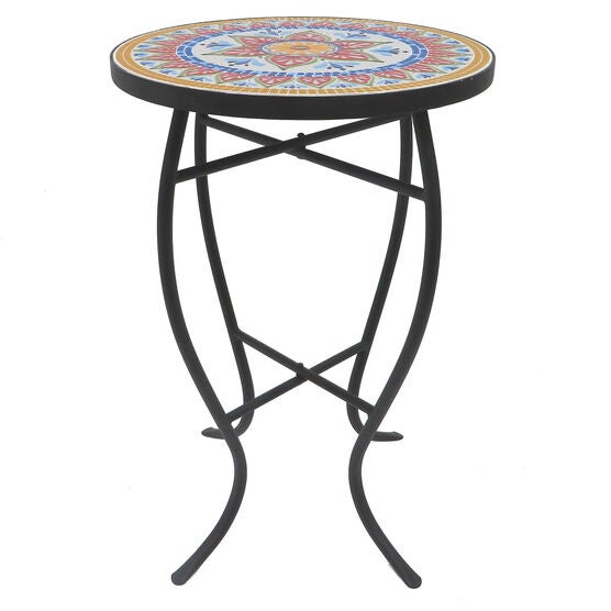 Lori Mosaic Folding Side Table, , alternate image number null