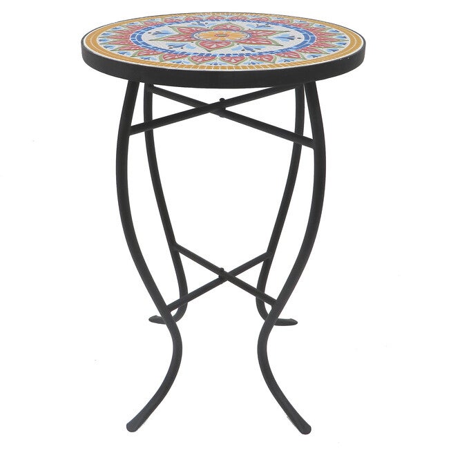 Lori Mosaic Folding Side Table, , alternate image number 7