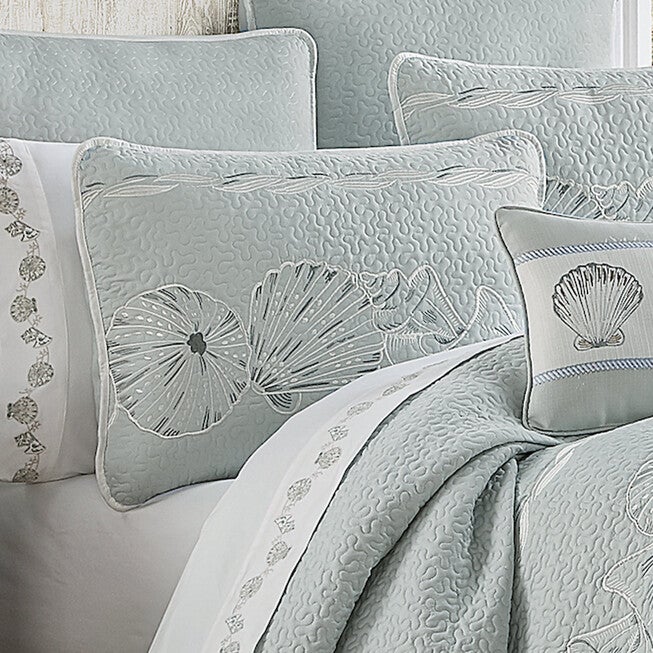 Water's Edge 3 Piece Quilt Set, AQUA, alternate image number null