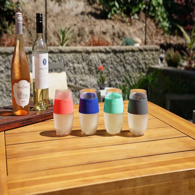 Wine Freeze Cooling Cup In Coral (1 Pack) By, , alternate image number null