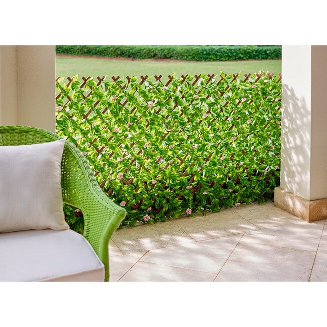Cherry Blossom Privacy Screen, GREEN, hi-res image number null