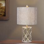 19.5" Antique Gold Metal Table Lamp, ANTIQUE GOLD, hi-res image number null