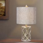19.5" Antique Gold Metal Table Lamp, ANTIQUE GOLD, hi-res image number null