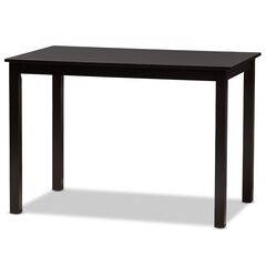 Eveline Modern Espresso Brown Finished Wood 43-Inch Dining Table