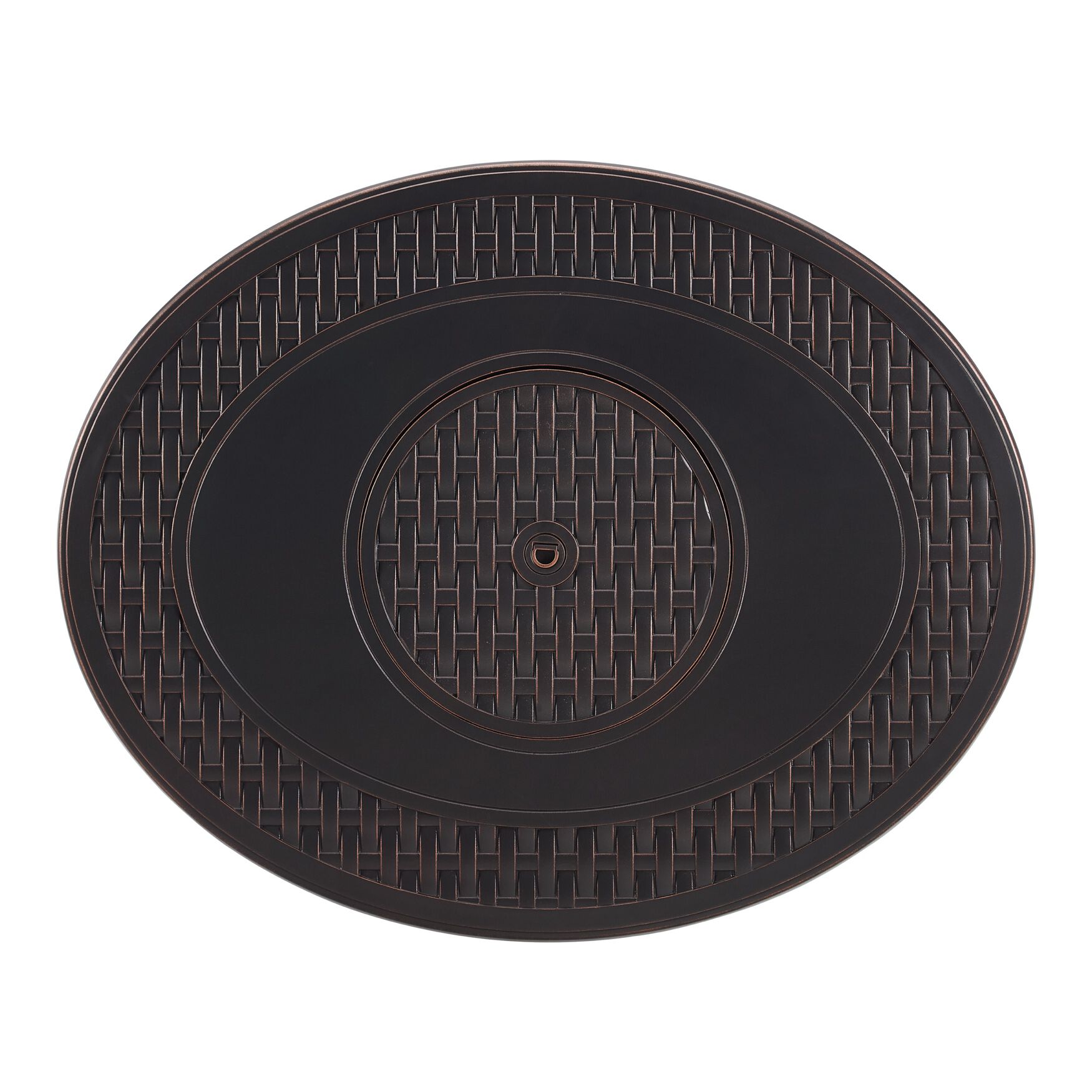 Davis Aluminum Oval LPG/NG Fire Pit, , alternate image number 6