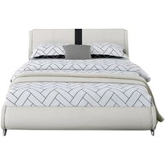 Carlton Platform Bed, Queen, White