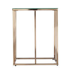 Nicholance Contemporary End Table w/ Glass Top, , alternate image number null