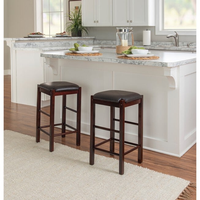 Lancer Backless Counter Stools, Espresso - Set of Two, , alternate image number 6