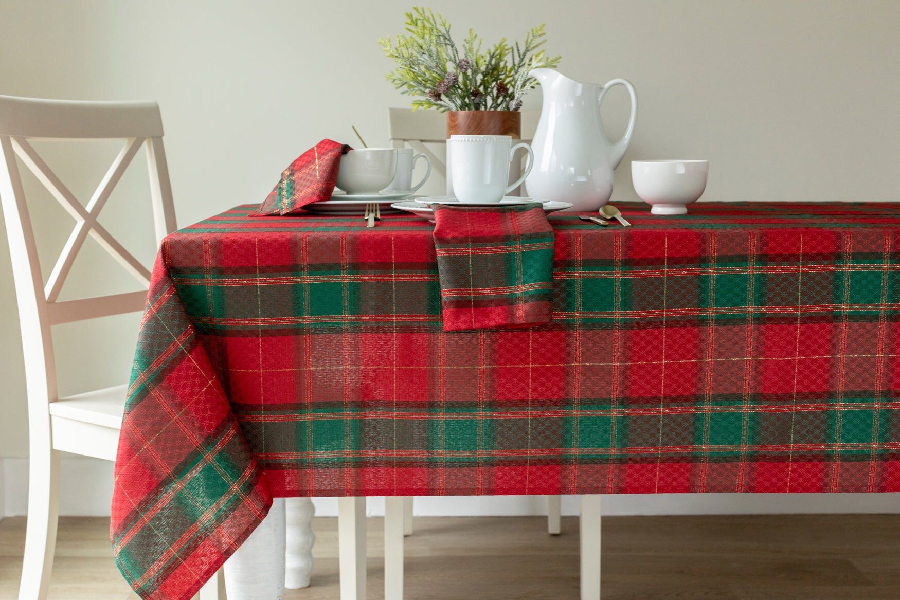 Aberdeen Plaid Tablecloth Collection