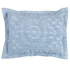 Rio Collection Tufted Chenille Sham , BLUE, hi-res image number null