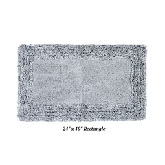 Shaggy Border Bath Rug Mat, 24" X 40"