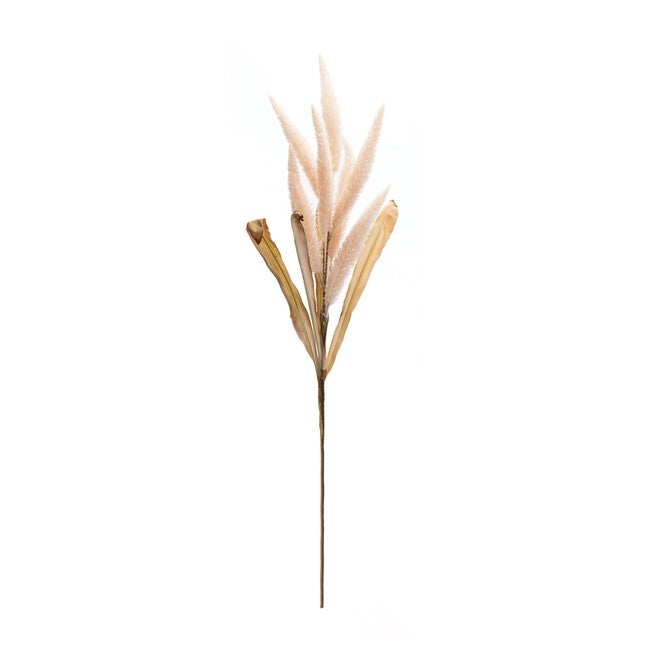 Foxtail Stem (Set of 2) 35.5 inchesH Polyester, PINK/BEIGE, alternate image number null