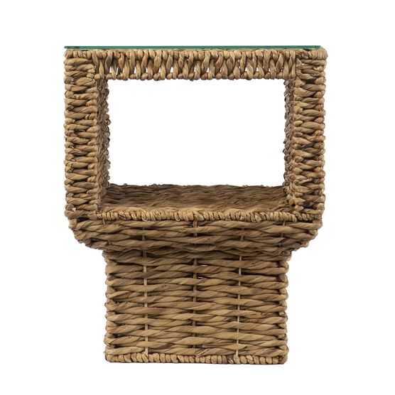 Pallston Water Hyacinth Accent Table, , on-hover image number null