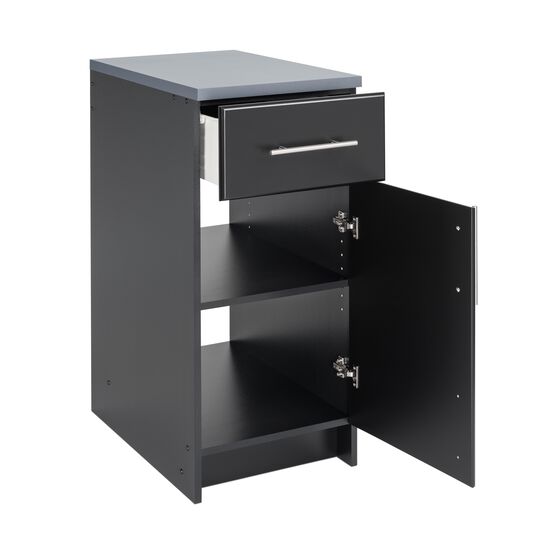 Elite 16" Base Cabinet, Black, , on-hover image number null