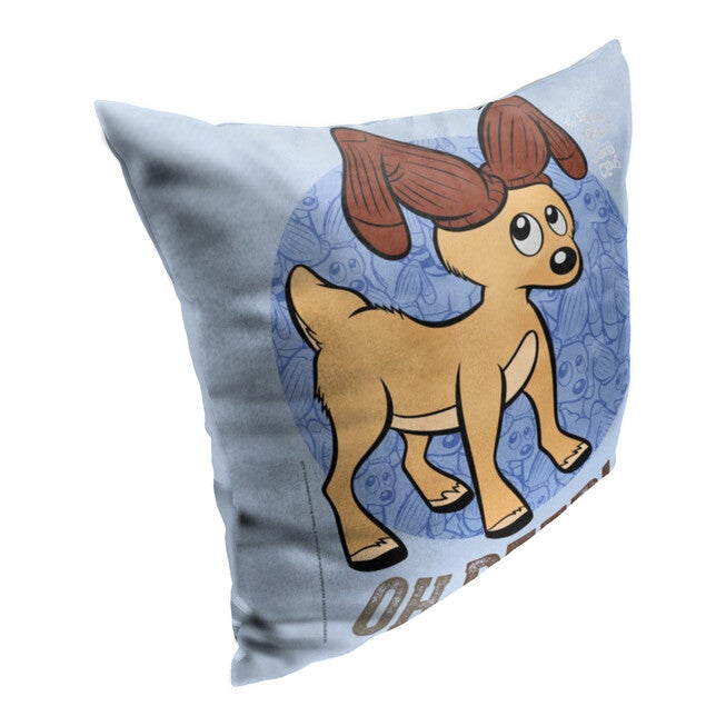 Wb Year Without A Santa Clausoh Deer 18X18 Printed Throw Pillow, , on-hover image number 1