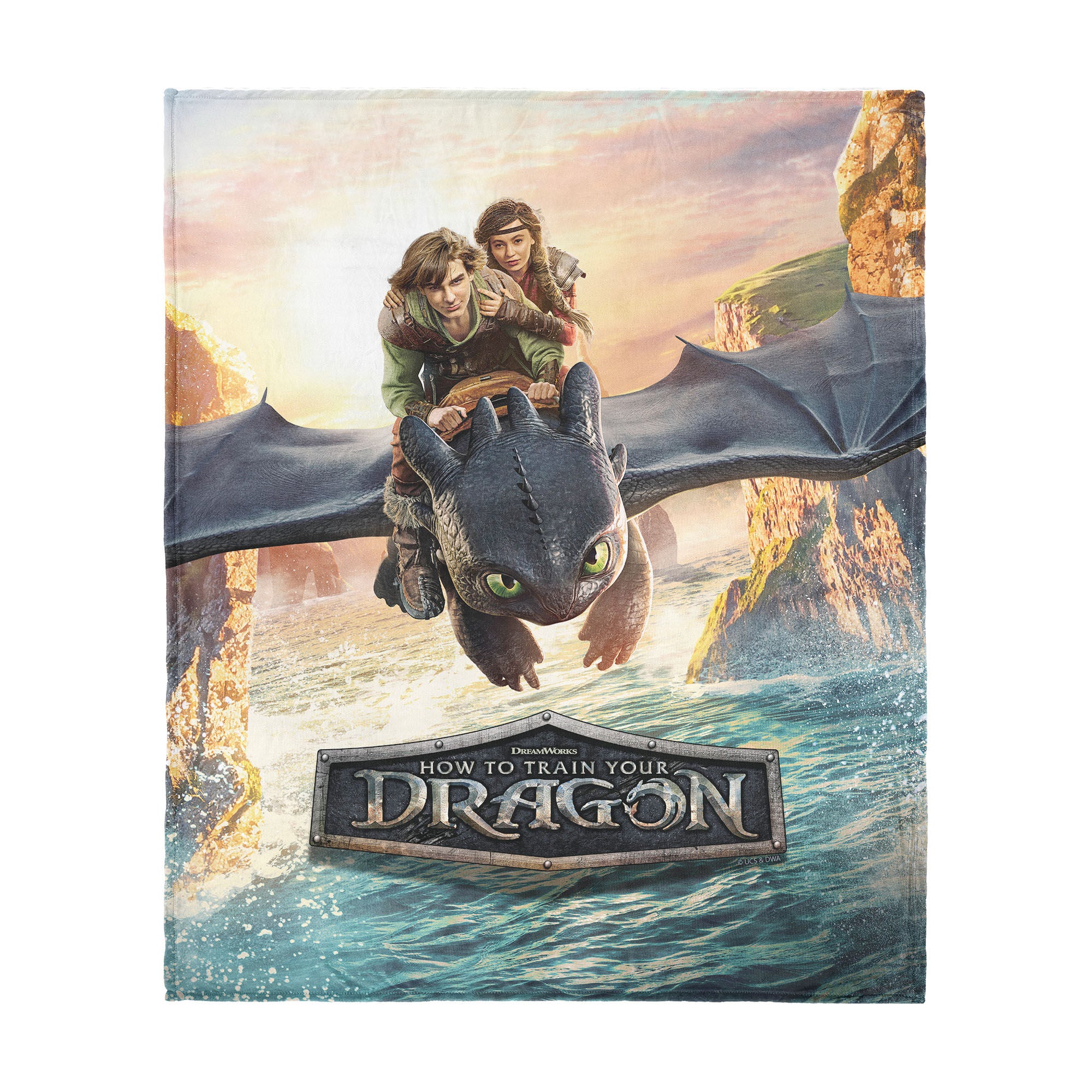 Universal Gabby's Dollhouse Silk Touch Throw Blanket 40x50 inches, DRAGON, hi-res image number 0