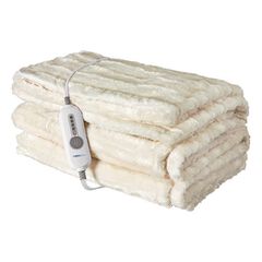50" x 70" Ivory Heated Blanket