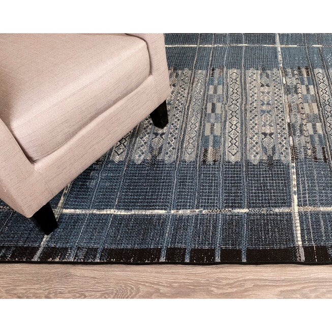 Liora Manne Marina Tribal Stripe Indoor/Outdoor Rug, , on-hover image number null