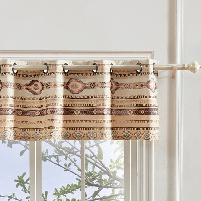 Phoenix Tan Window Valance , TAN, hi-res image number null