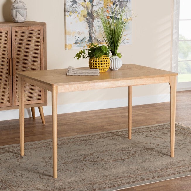 Sherwin Mid-Century Modern Black Finished Wood Dining Table, , alternate image number 14