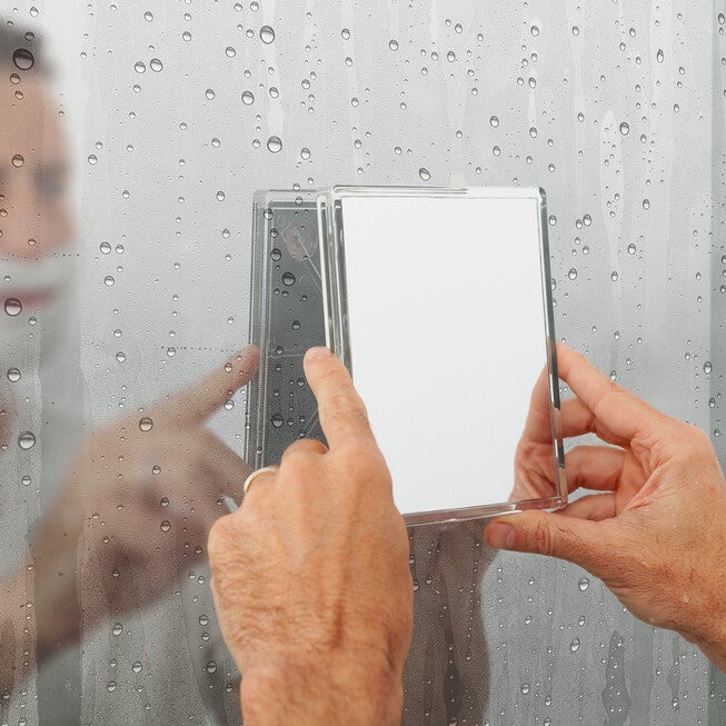 Fog Free Suction Cup Mirror 2X, , alternate image number null
