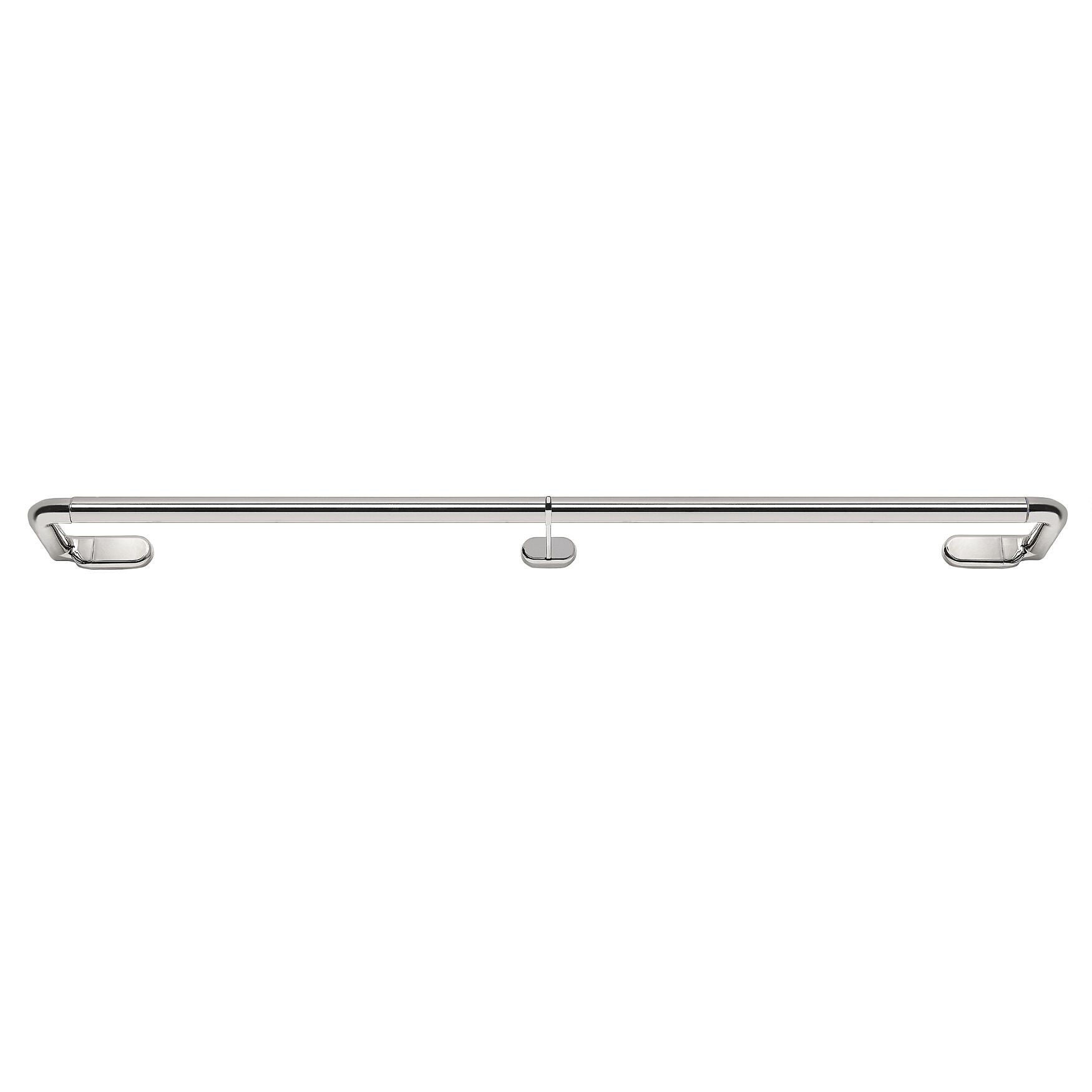 Innovative Wrap Around Curtain Rod - Dylan 66-120, BRUSHED NICKEL, hi-res image number 0