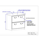 2 Drawer Lateral Filing Cabinets File Cabinet, , alternate image number null