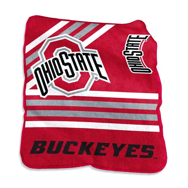 Ohio State Raschel Throw Home Textiles, MULTI, hi-res image number null