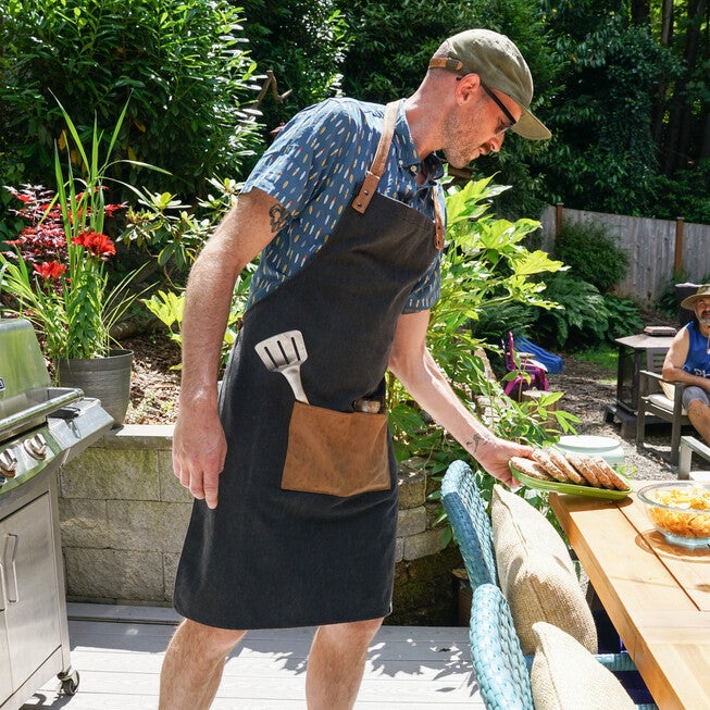 Canvas Grilling Apron, , alternate image number null