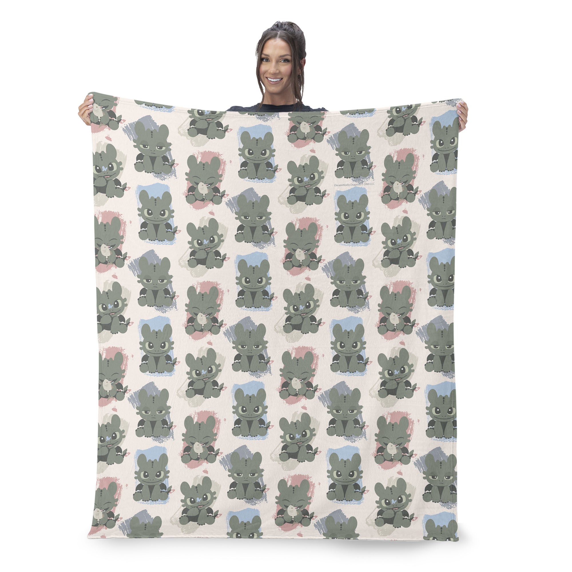 How to Train Your Dragon Many Emotions Silk Touch Throw Blanket 50x60 inches, EMOTIONS, on-hover image number 1