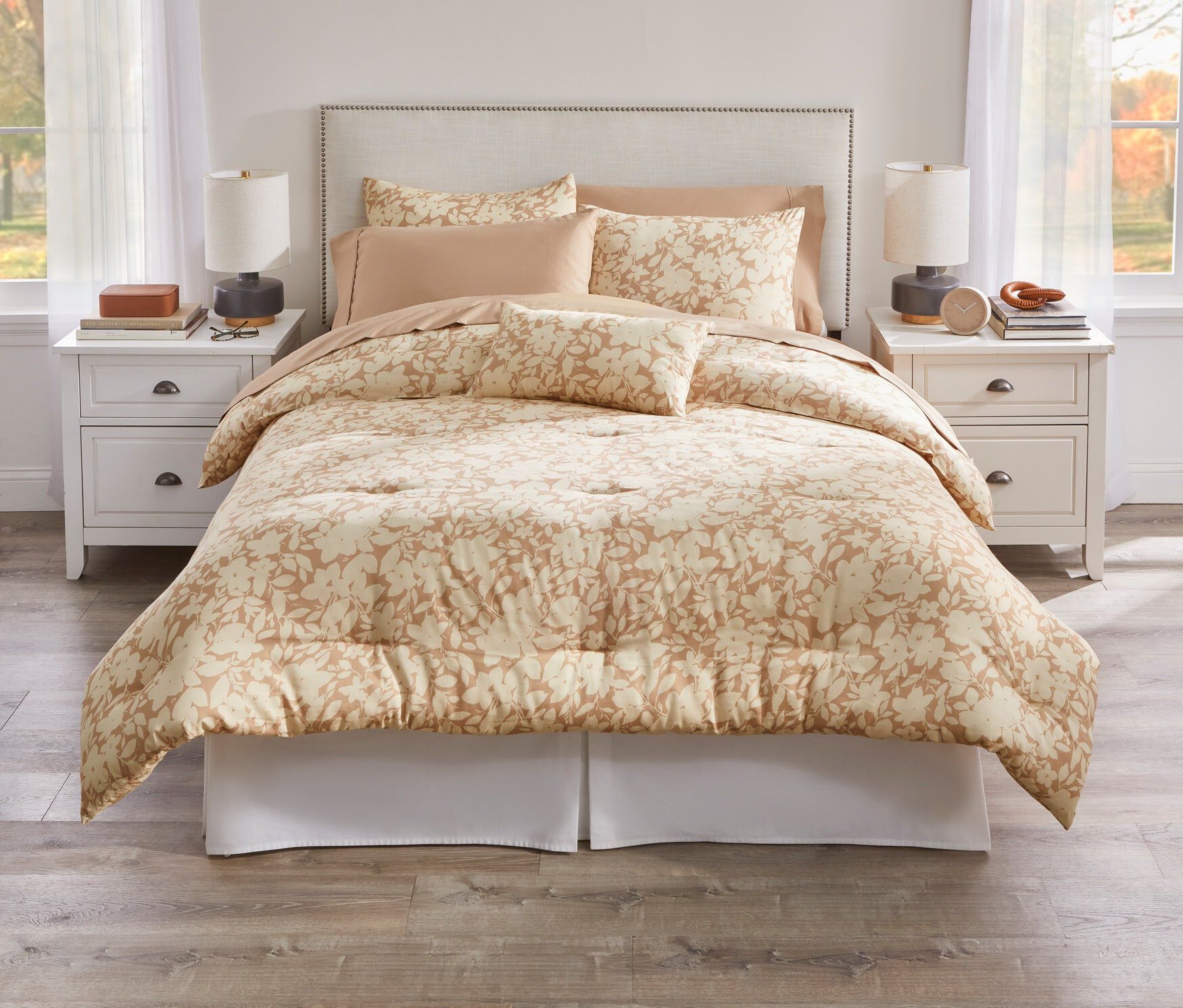 Floral 4-Pc. Comforter Set, BLUSH, hi-res image number 0