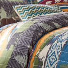 Black Bear Lodge Quilt And Decorative Pillow Set, , on-hover image number null