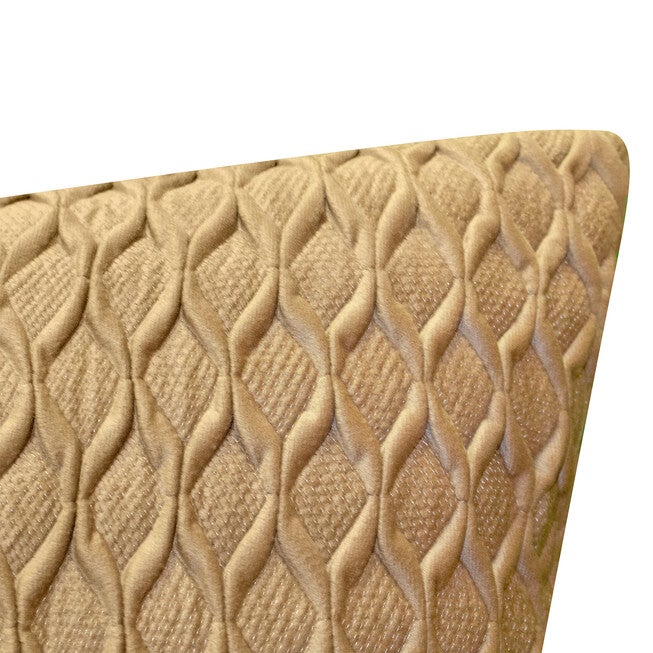 Edie@Home Fishnet Ruched Velvet Decorative Pillow Dec Pillow, , alternate image number null