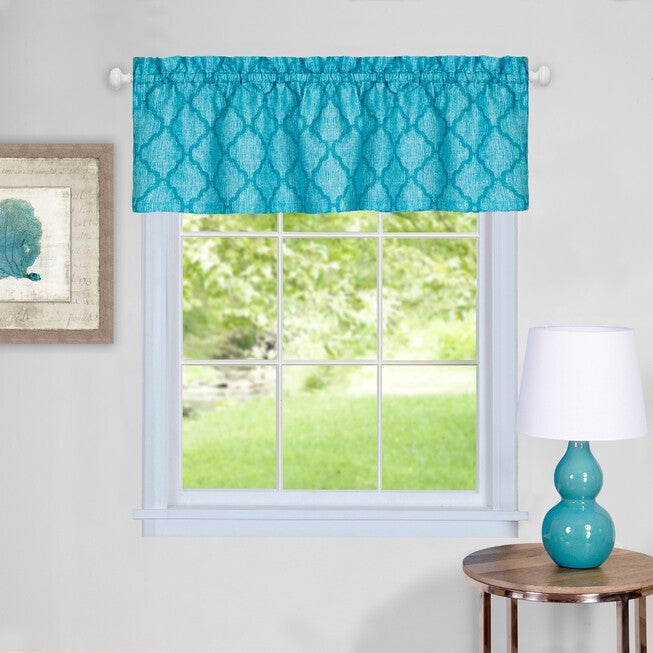 Colby Window Curtain Tier Pair and Valance Set, , on-hover image number null