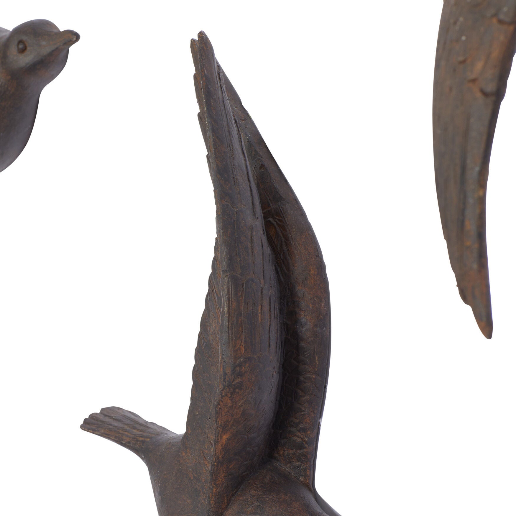 Set Of 3 Brown Resin Farmhouse Birds Wall D&eacute;cor, , alternate image number 5