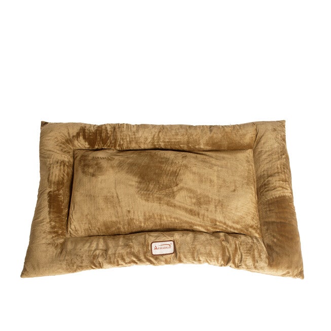 Pet Bed Mat, Dog Crate Soft Pad With Poly Fill Cushion, Medium Sage Green, , alternate image number 4