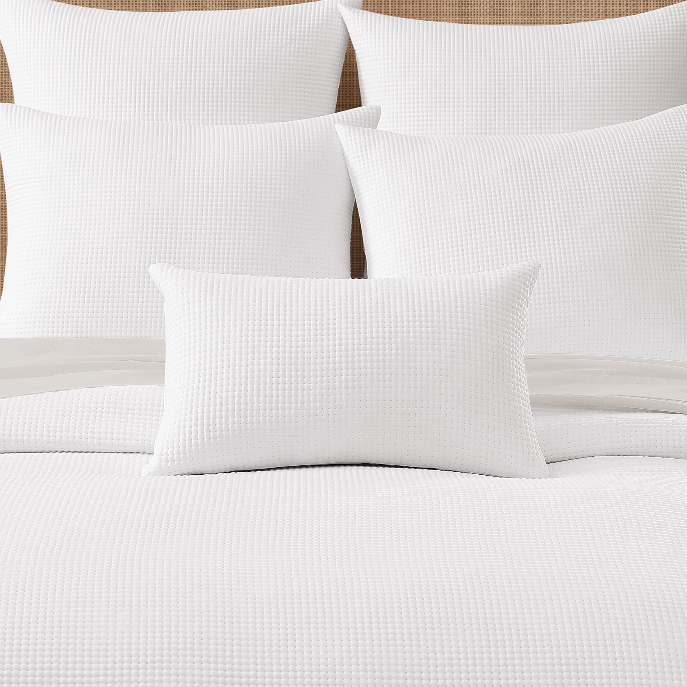 Stillwater Quilted Boudoir Decorative Throw Pillow, WHITE, hi-res image number 0