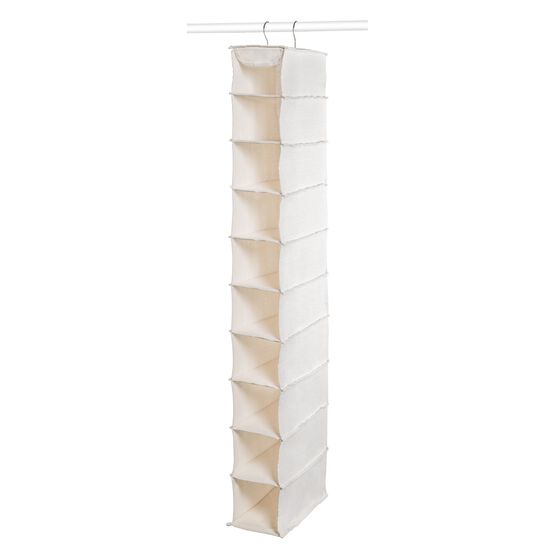 Loft Natural Hanging Closet Shoe Organizer 10 Shelf Shoe Organizer, , alternate image number null