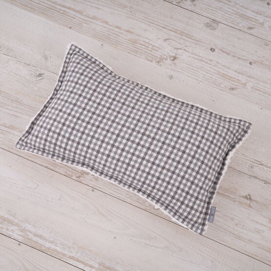 Brenner Plaid Reverse To Sherpa Lumbar Pillow, , alternate image number null