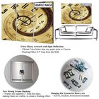 Gilded Daydreams Oversized Modern Multipanel Wall Clock, , alternate image number null