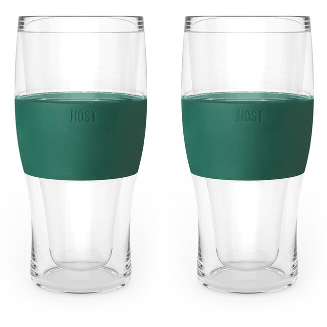 Beer Freeze Cooling Cups In Green (Set Of 2) By, , alternate image number null