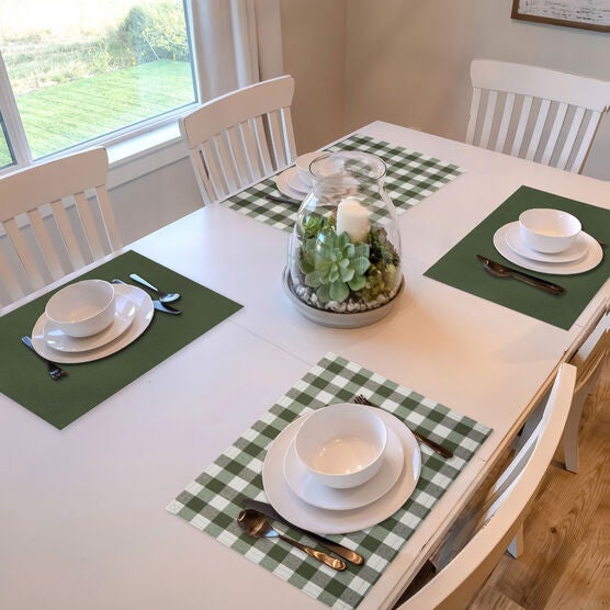 Buffalo Check Reversible Placemat - Set of Four, , alternate image number null