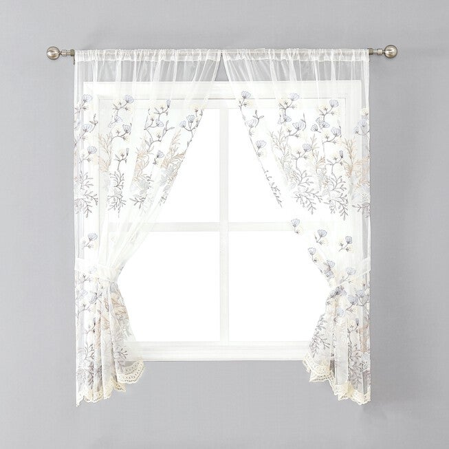 Capri Window Curtain, BEIGE, hi-res image number null
