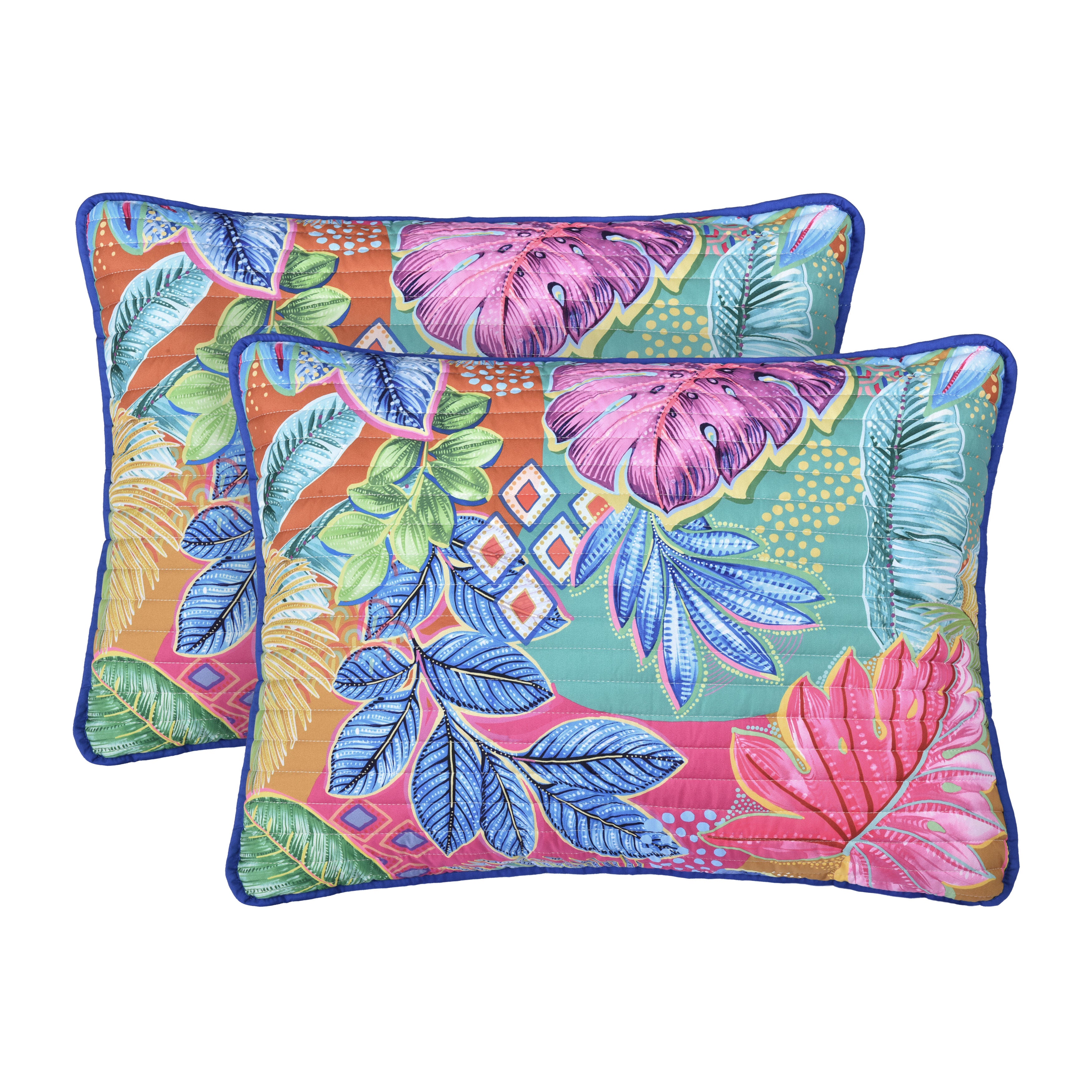 HANALEI TWIN/TWIN XL 2PC. QUILT SET, TURQUOISE, alternate image number 3