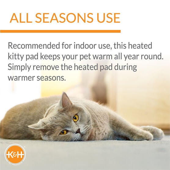 Heated Thermo-Kitty Cat Leopard Deluxe Bed, , alternate image number null