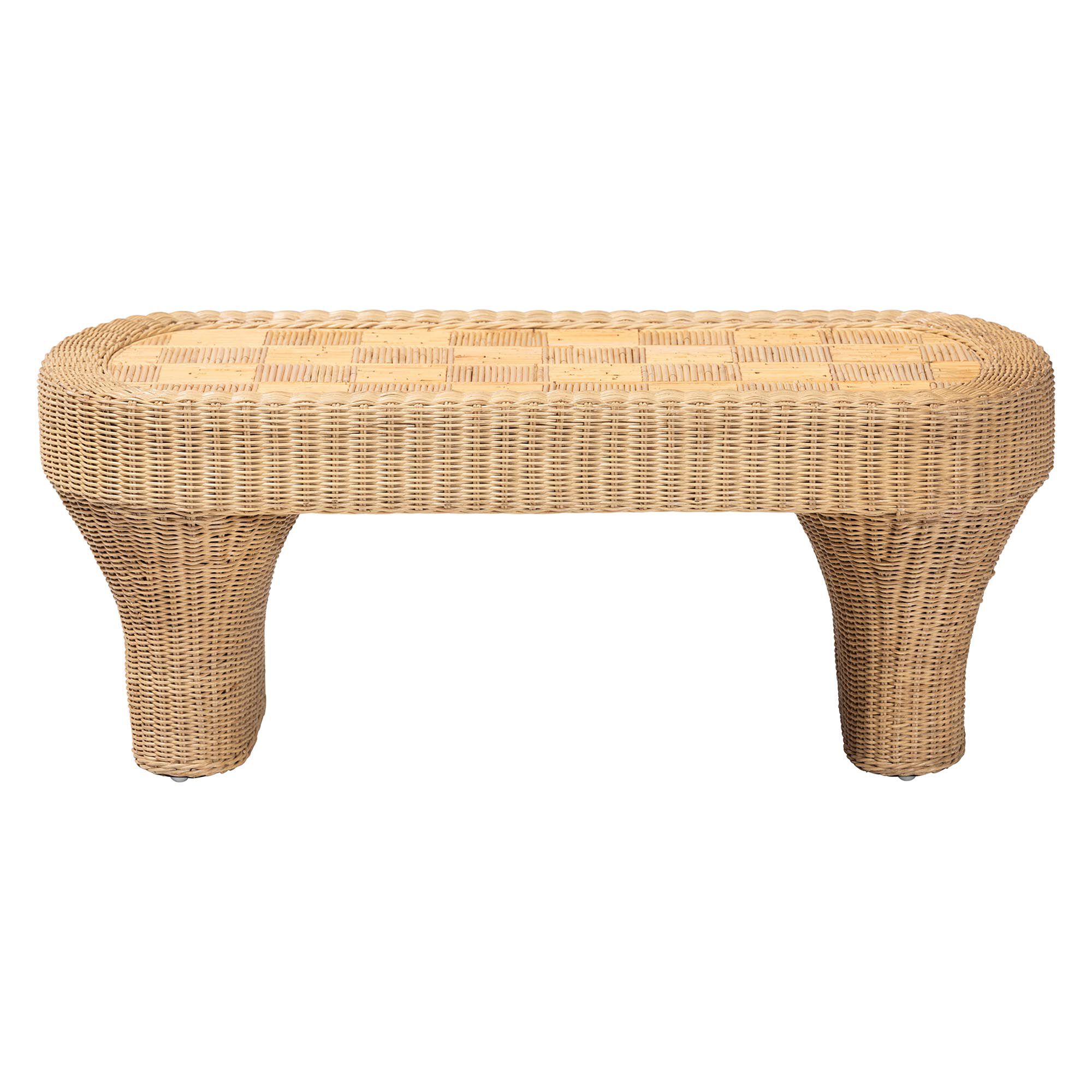 Canika Natural Rattan Coffee Table, NATURAL, alternate image number 2