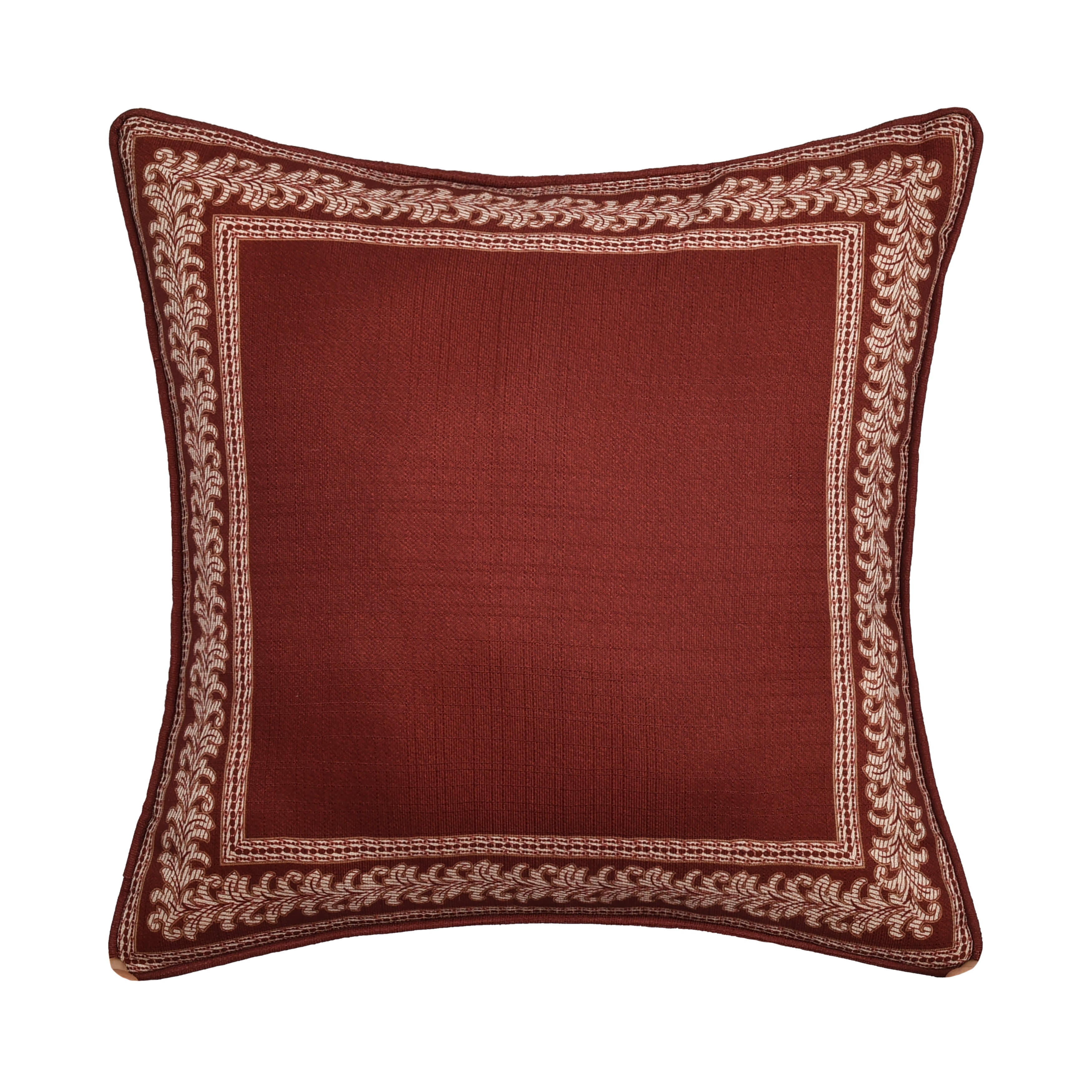 Lazia 18 Inch Square Decorative Throw Pillow, RED, hi-res image number null