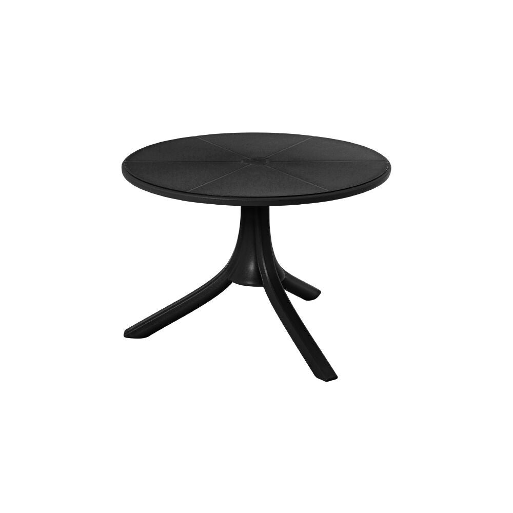Seattle 2-in-1 Round Side Table, BLACK, on-hover image number 1