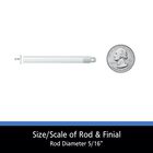 Fantasia Swivel End Sash Rod Set Of Two, , alternate image number null