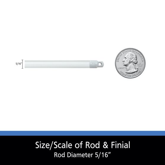 Fantasia Swivel End Sash Rod Set Of Two, , alternate image number null